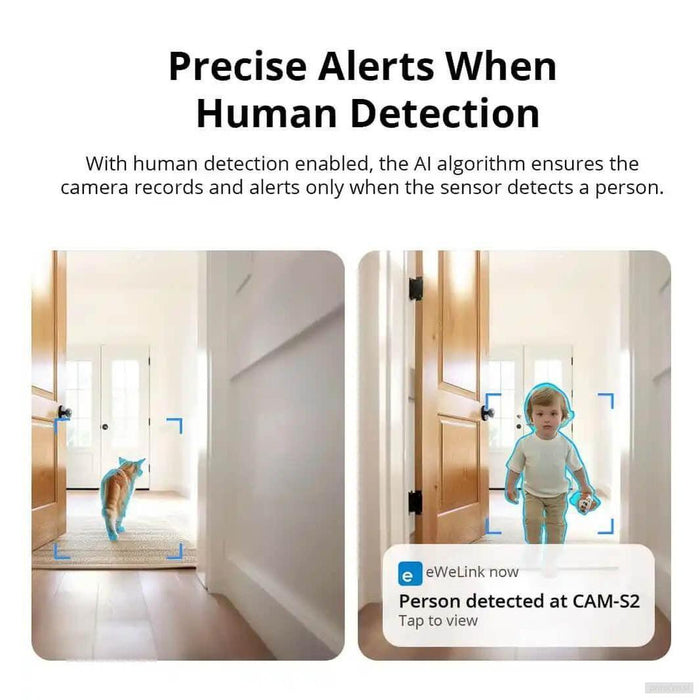 SONOFF notranja videonadzorna kamera CAM-S2, 1080P, Wi-Fi-PRIROCEN.SI