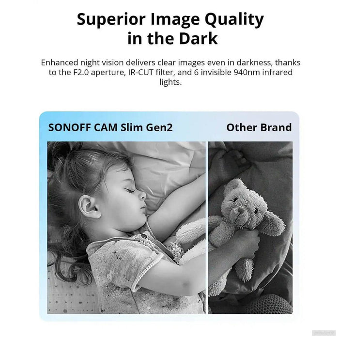 SONOFF notranja videonadzorna kamera CAM-S2, 1080P, Wi-Fi-PRIROCEN.SI