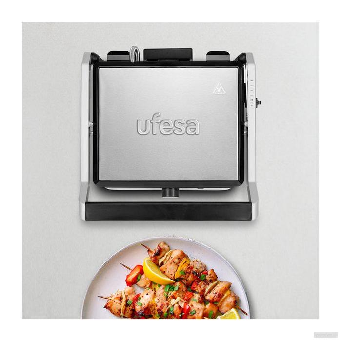 Ufesa Press Grill Jaya 2000 – električni kontaktni žar, 2000 W, z 180°-PRIROCEN.SI