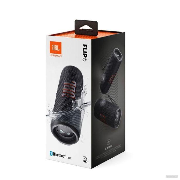 JBL Flip 6 Bluetooth prenosni zvočnik, črn-PRIROCEN.SI