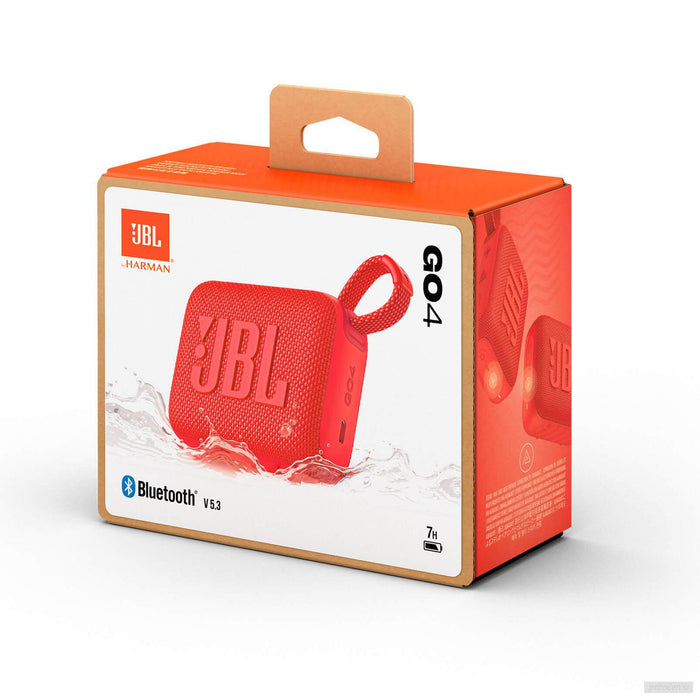 JBL GO 4 Bluetooth prenosni zvočnik, rdeč-PRIROCEN.SI