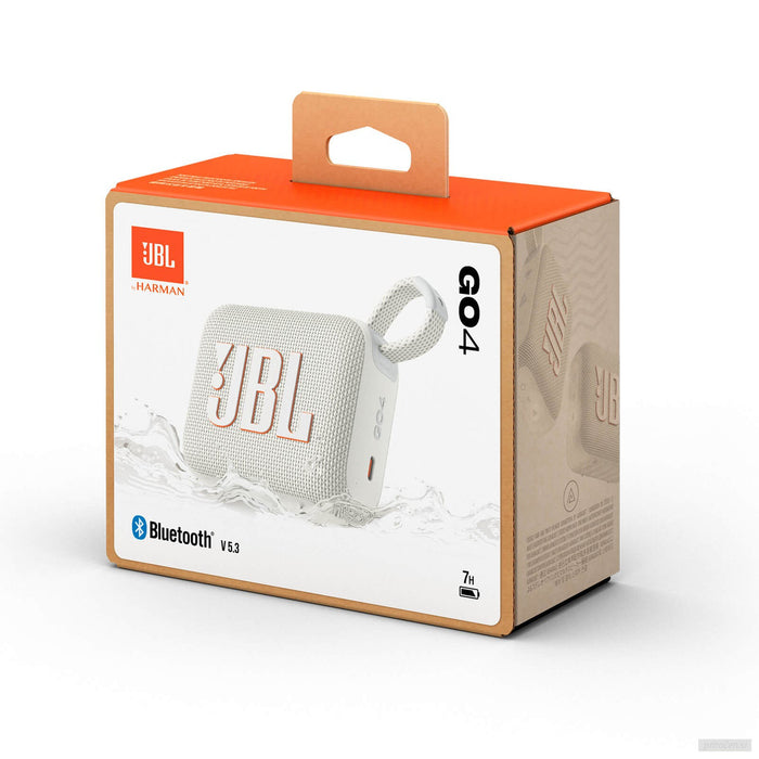 JBL GO 4 Bluetooth prenosni zvočnik, bel-PRIROCEN.SI