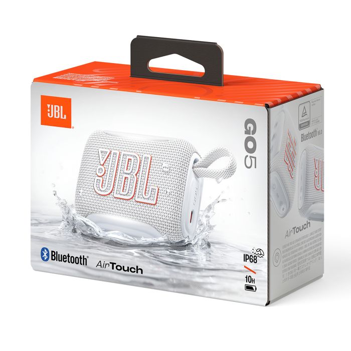 JBL GO 5 Bluetooth prenosni zvočnik, bel-PRIROCEN.SI
