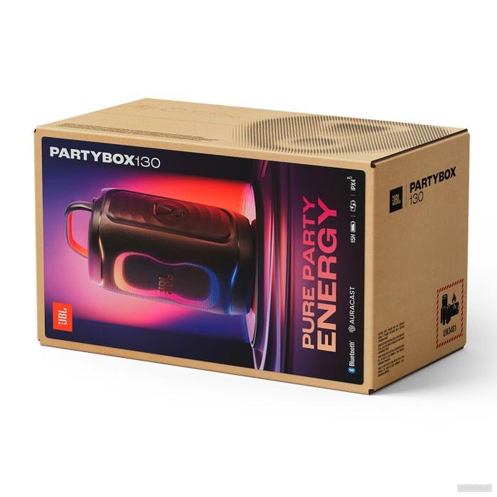 JBL PartyBox 130 prenosni zvočnik 200W, BT, RGB, USB-PRIROCEN.SI