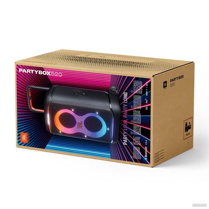 JBL PartyBox 520 prenosni zvočnik 400W, BT, RGB, USB-PRIROCEN.SI
