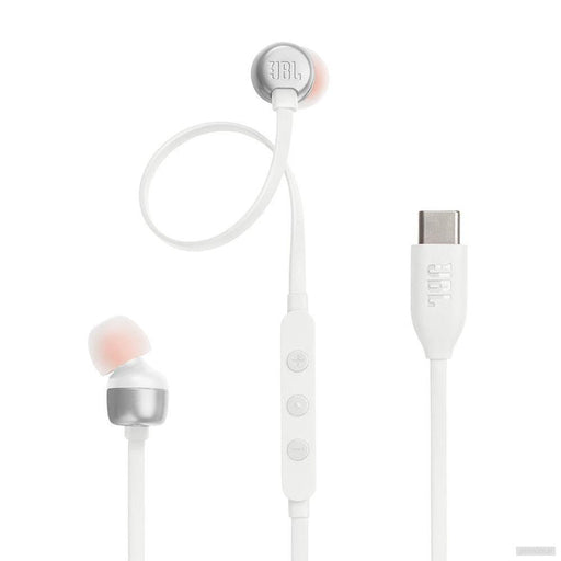 JBL USB-C žične slušalke Tune 310C, bele-PRIROCEN.SI