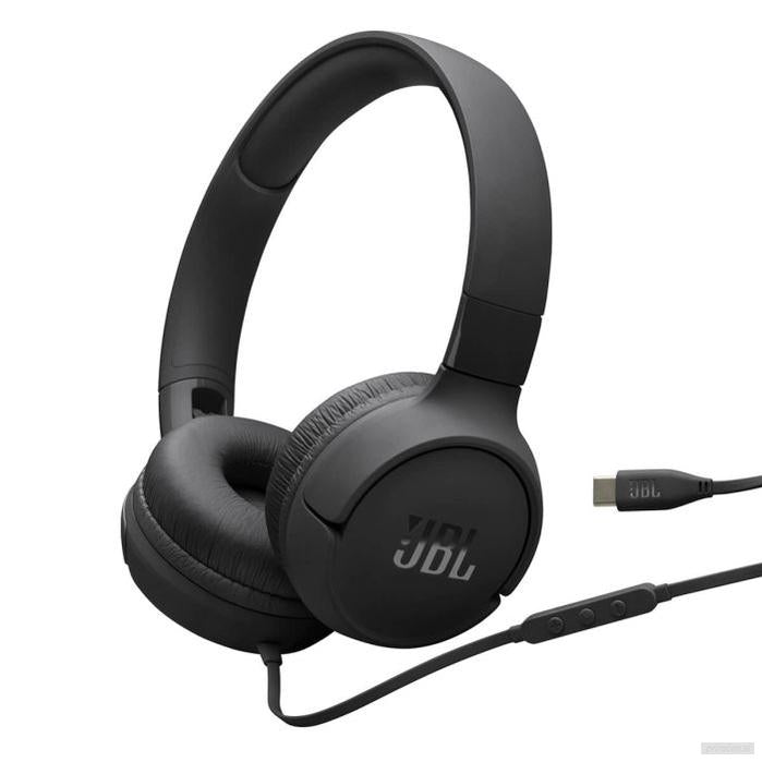 JBL Tune 520 USB-C žične slušalke, črne-PRIROCEN.SI