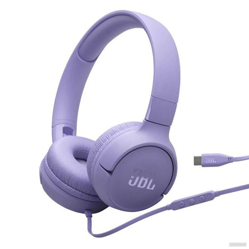 JBL Tune 520 USB-C žične slušalke, vijolične-PRIROCEN.SI