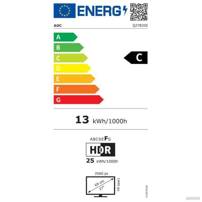 AOC Q27B35E 27" IPS QHD 75Hz monitor-PRIROCEN.SI