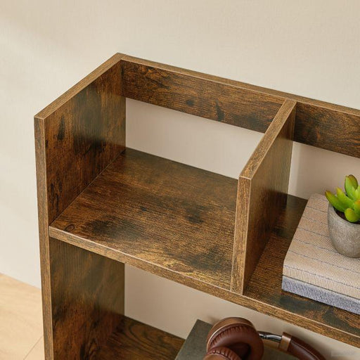 VASAGLE omara ali regal s 6 policami rustikalna rjava-PRIROCEN.SI