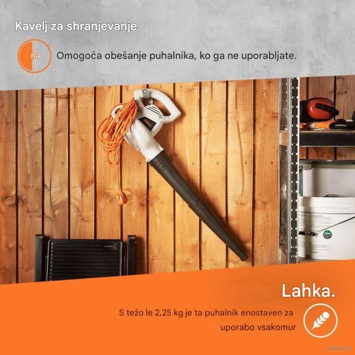 VonHaus Električni pihalnik listja 3000W-PRIROCEN.SI