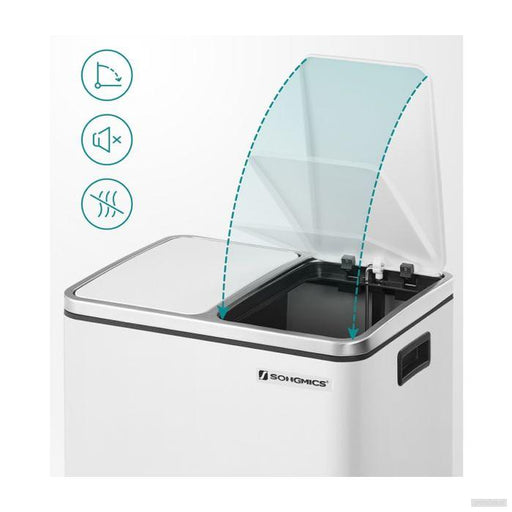 SONGMICS kuhinjski koš za smeti, 2 x 15 L-PRIROCEN.SI