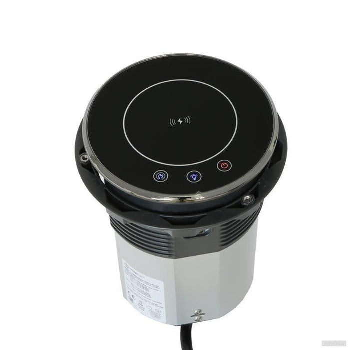 Potopna vtičnica LUMI BOX 3x220V 2xUSB (A+C) 1xQi (brezžično polnjenje)-PRIROCEN.SI