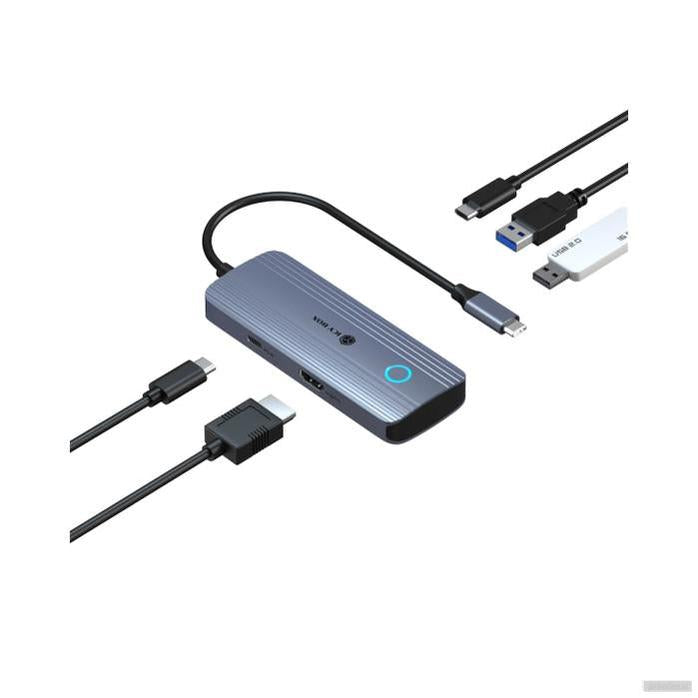 IcyBox IB-DK4081-SO Travel Docking USB-C priklopna postaja-PRIROCEN.SI