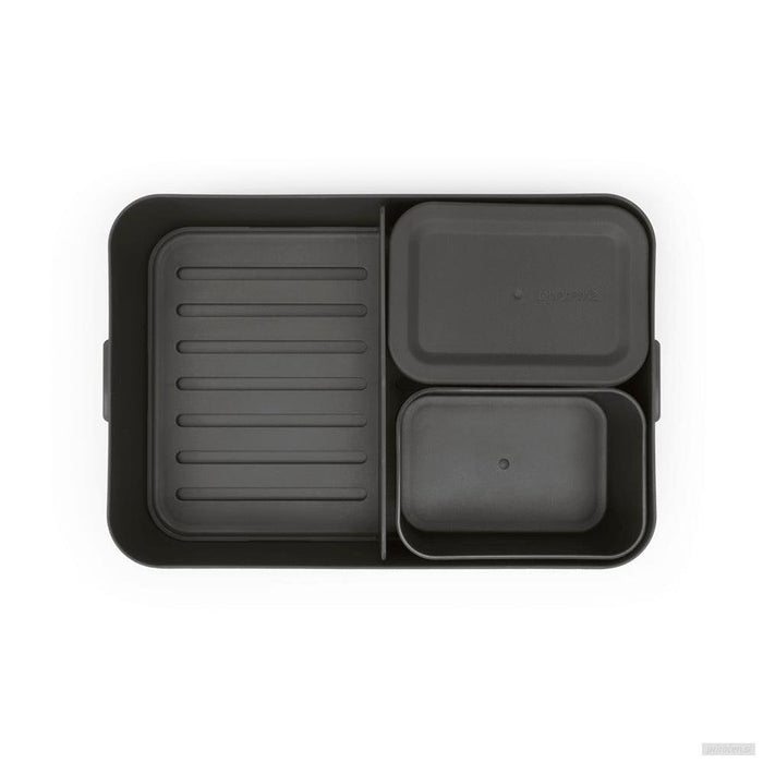 Brabantia posoda za malico, temno siva-PRIROCEN.SI