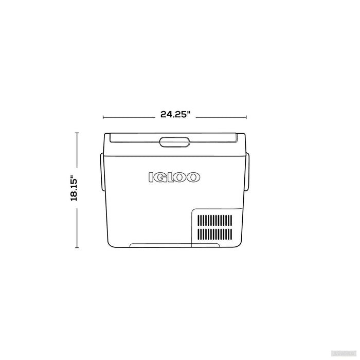 IGLOO Električni kompresorski hladilnik ICF 40-PRIROCEN.SI