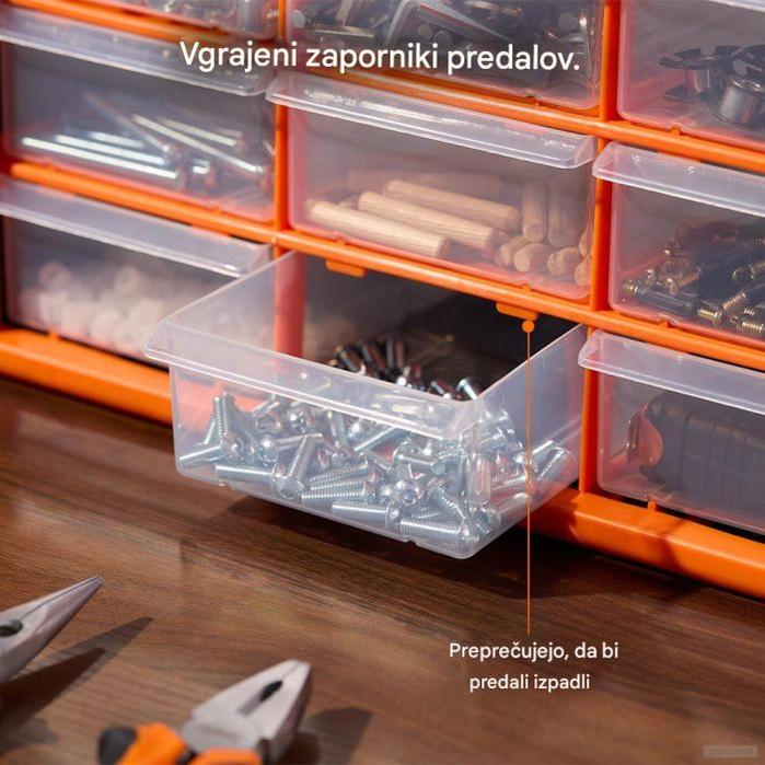 VonHaus 44-delni organizator 16x50x39cm-PRIROCEN.SI