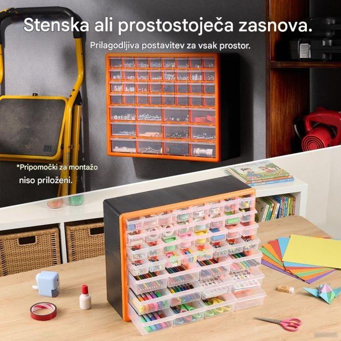 VonHaus 44-delni organizator 16x50x39cm-PRIROCEN.SI