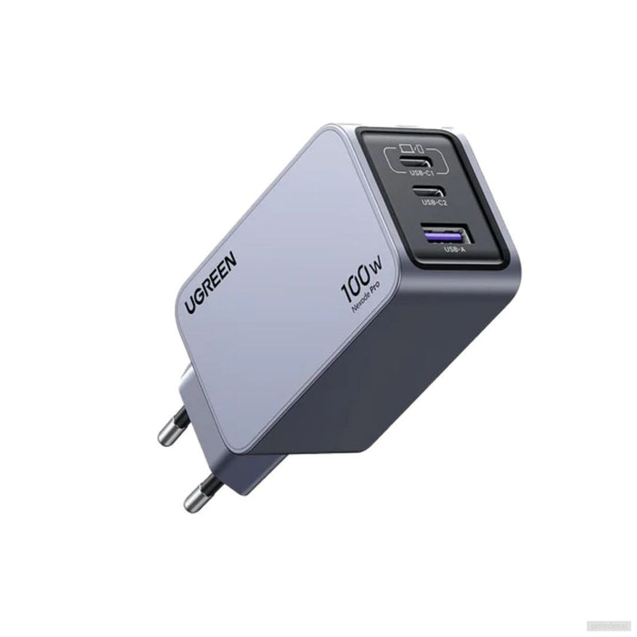 Ugreen Nexode Pro 100W 3-Portni GaN USB polnilec s priloženim 1,5M 100W USB-C polnilnim kablom-PRIROCEN.SI