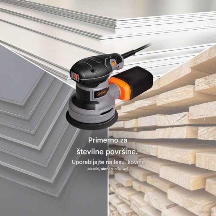 VonHaus 300 W ekscentrični brusilnik-PRIROCEN.SI