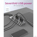 IcyBox IB-HUB1701-C3 7-portni USB-A hub s stikali-PRIROCEN.SI