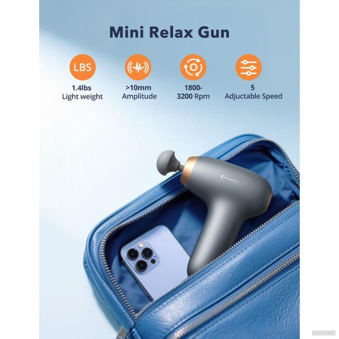 TAOTRONICS Masažna mini pištola siva-PRIROCEN.SI