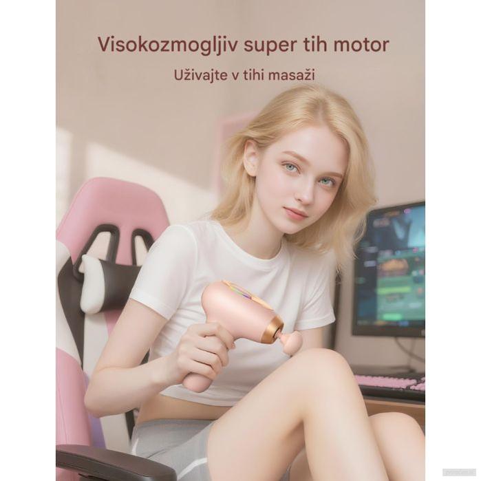 TAOTRONICS Masažna mini pištola roza-PRIROCEN.SI