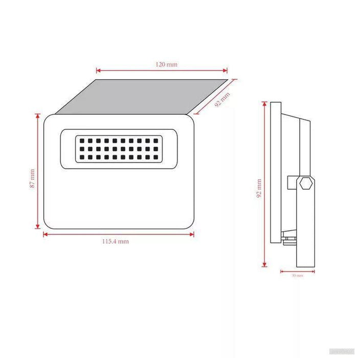 ASALITE LED solarni reflektor 10W 4000K, 1300Lm-PRIROCEN.SI