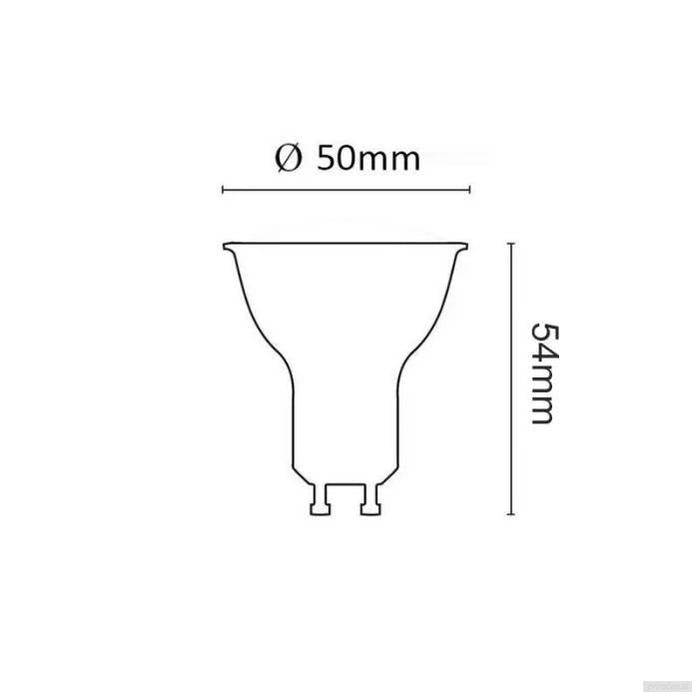 ASALITE LED sijalka GU10 7W 6500K 560lm-PRIROCEN.SI