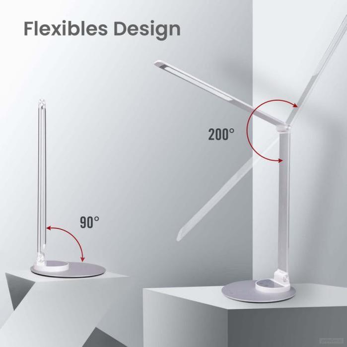 TaoTronics ultra tanka led namizna svetilka TT-DL22_1 srebrna-PRIROCEN.SI