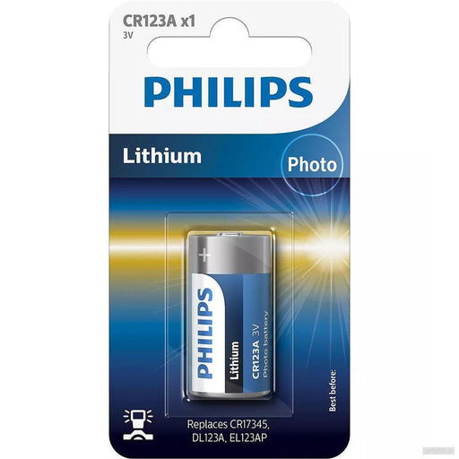 PHILIPS baterija CR123A 3V-PRIROCEN.SI