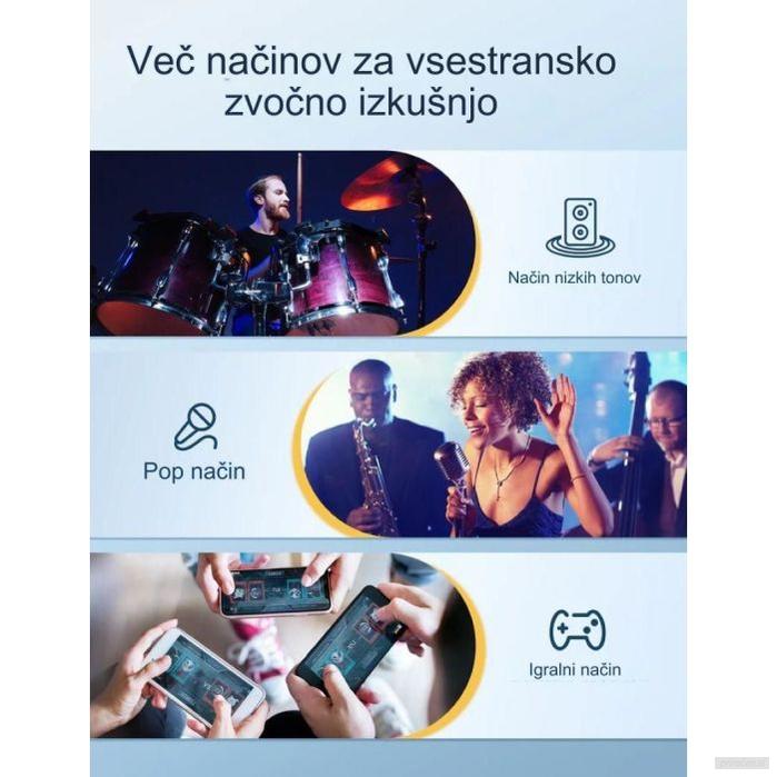 TaoTronics Brezžične slušalke BH1118 črne-PRIROCEN.SI