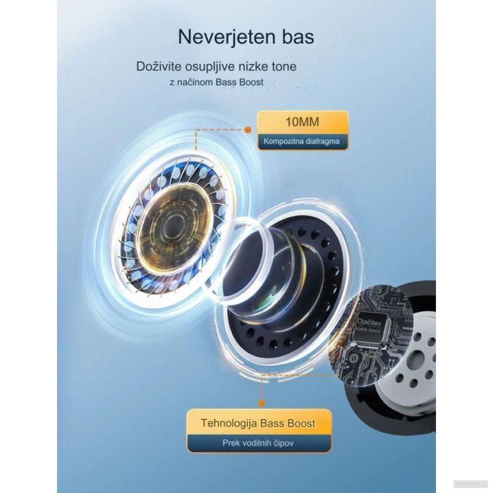 TaoTronics Brezžične slušalke BH1118 črne-PRIROCEN.SI