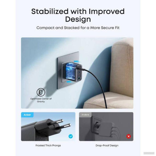 Anker Nano 3-portni 70W polnilec-PRIROCEN.SI