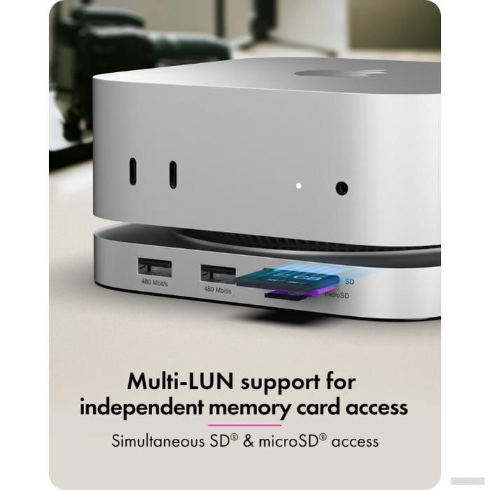 IcyBox IB-DK100 USB-C priklopna postaja za Mac mini M4-PRIROCEN.SI