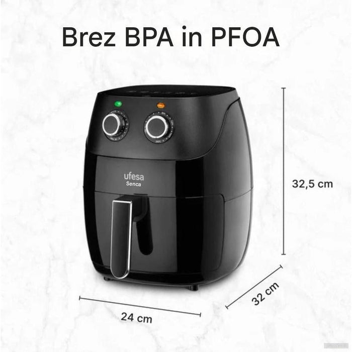 Ufesa zračni cvrtnik Shadow 5L 1500W-PRIROCEN.SI