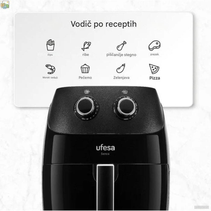 Ufesa zračni cvrtnik Shadow 5L 1500W-PRIROCEN.SI