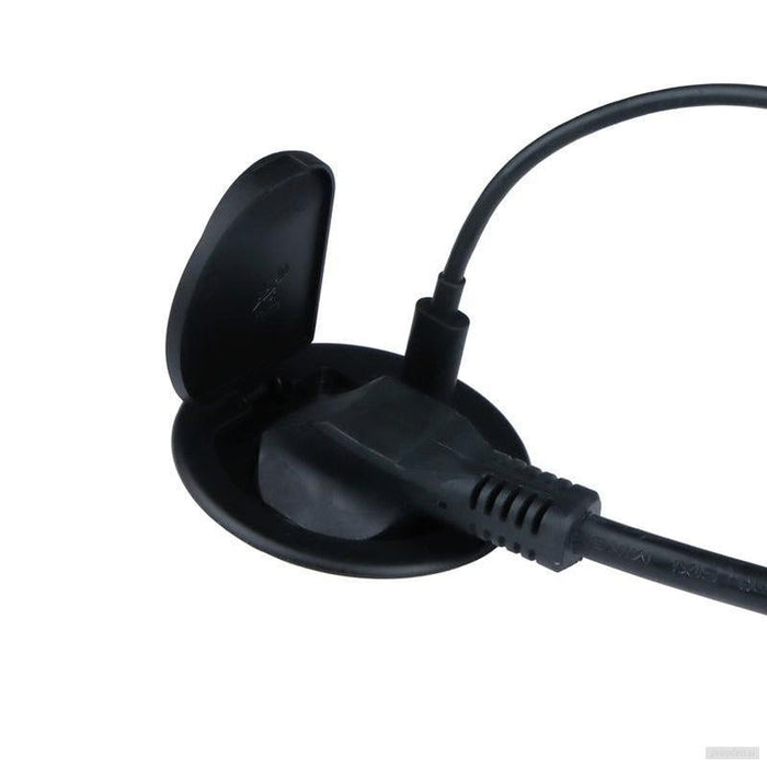 Vgradna vtičnica 1x 230V + 1x USB-C, črna-PRIROCEN.SI