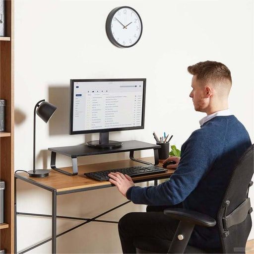 VonHaus lesen podstavek za monitor črn-PRIROCEN.SI