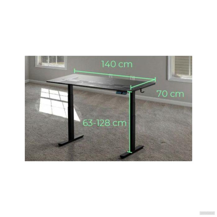 Icybox IB-EW122B-TT ergonomska električna dvižna miza-PRIROCEN.SI