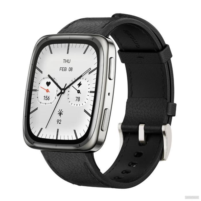 Amazfit Active 2 Square pametna ura, črna-PRIROCEN.SI