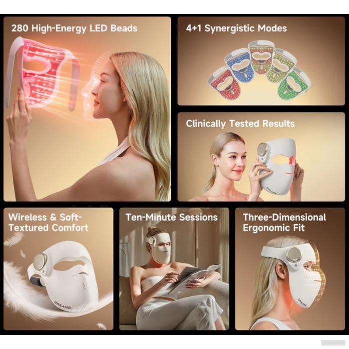 Dreame Chrona Anti-Aging Skincare Mask, LED obrazna maska-PRIROCEN.SI