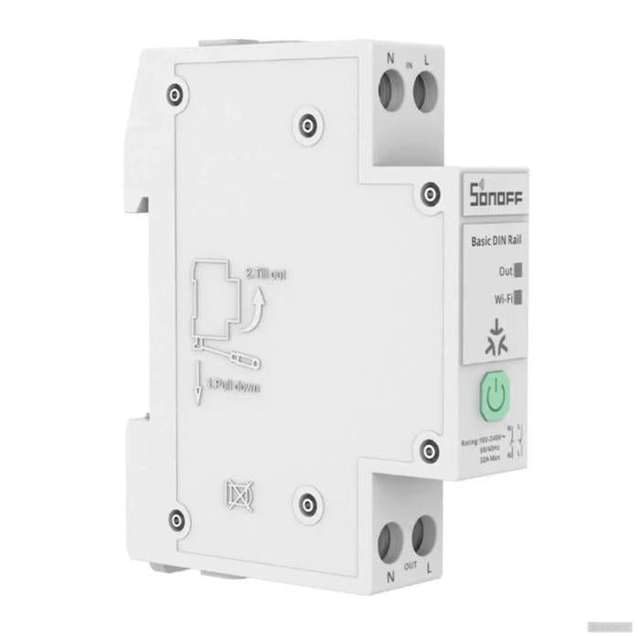 SONOFF pametni Wi-Fi modul za DIN letev BASIC-1GSP-PRIROCEN.SI