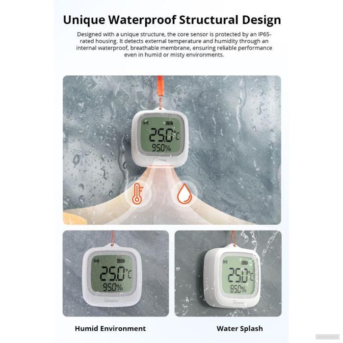 SONOFF ZigBee pametni senzor temperature in vlage SNZB-02WD-PRIROCEN.SI