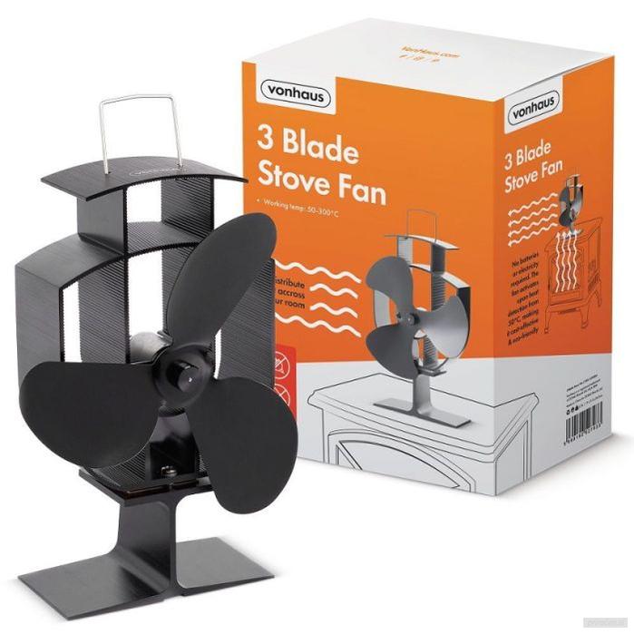 VonHaus ventilator za kamin 3 kraki-PRIROCEN.SI