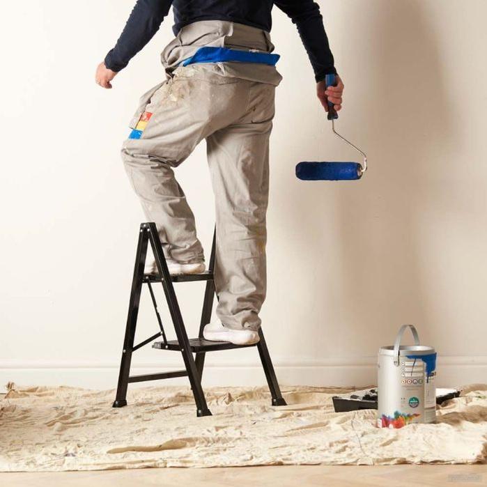 VonHaus kovinska dvostopenjska lestev-PRIROCEN.SI