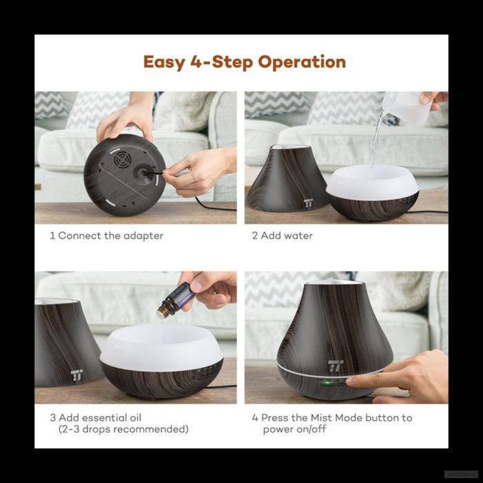 TaoTronics oljni difuzor TT-AD004 coffee-PRIROCEN.SI