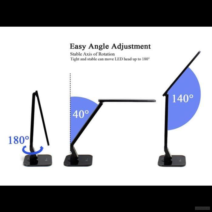 TaoTronics Elune touch control LED namizna svetilka piano črna TT-DL01-PRIROCEN.SI