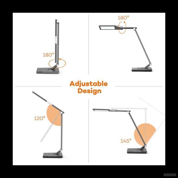 TaoTronics touch control Iron Gray LED namizna svetilka TT-DL16-PRIROCEN.SI