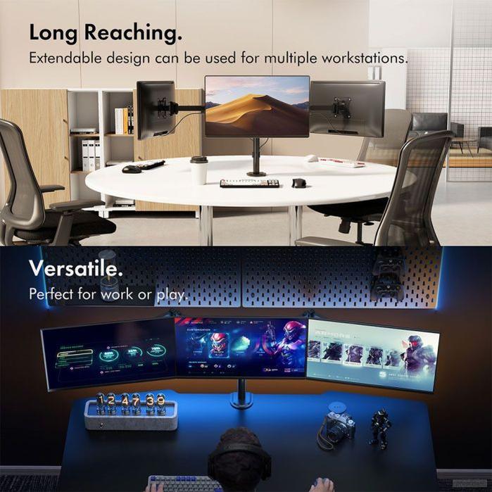 Vonhaus nosilec za tri monitorje do 27-PRIROCEN.SI